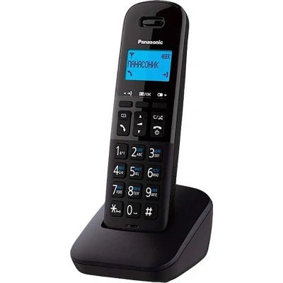 Радиотелефон PANASONIC KX-TGB610RUB, память 50 номеров, АОН, повтор, часы/будильник, чёрный