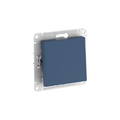 1-клавишный переключатель Systeme Electric ATLASDESIGN, сх.6, 10АХ, мех., быстрозажим. клем., АКВАМАРИН