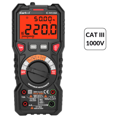 iCartool IC-M118A - профессиональный мультиметр с широким функционалом