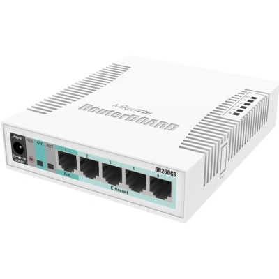 Коммутатор MikroTik RB260GS CSS106-5G-1S, управляемый, 5Gbit/PoE