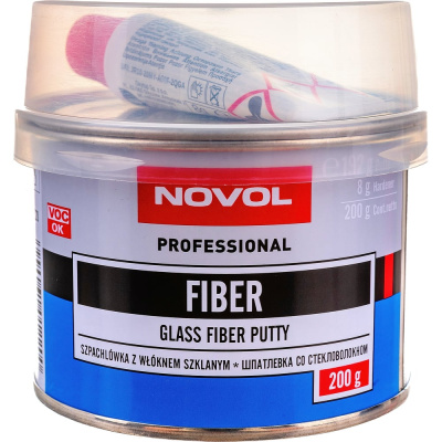 Шпатлевка Novol FIBER со стекловолокном 0.2 кг