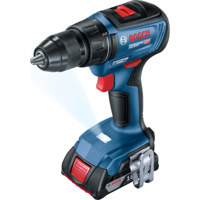 Аккумуляторный шуруповерт Bosch GSR 18V-50 2х2.0 Ач, зарядное устройство GAL18