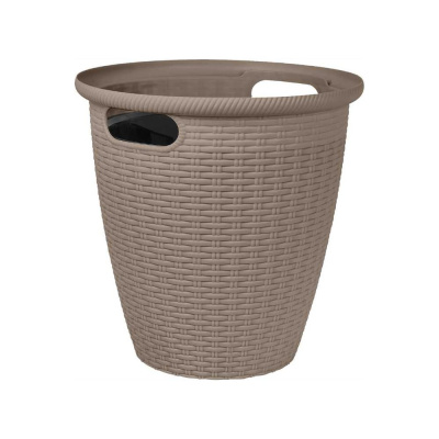 Кашпо напольное Ingreen Rattan, с внутренним горшком, 30 л, французский платан