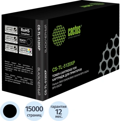 Тонер-картридж Cactus CS-TL-5120XP TL-5120XP чер. для Pantum BP5100D/DW