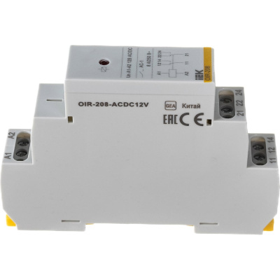 Промежуточное реле IEK OIR 2 контакта 8А 12В, AC/DC