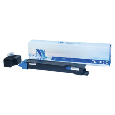 Тонер-картридж NV PRINT (NV-TK8115C) для Kyocera M8124cidn/M8130cidn, голубой, ресурс 6000 страниц, NV-TK8115С