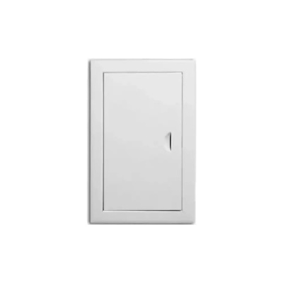 Лючок пластиковый с нажимным замком ЛПЗ 400x500, белый