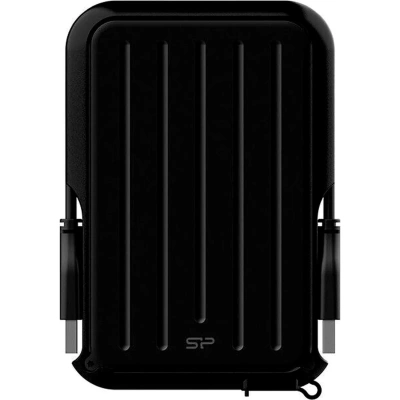 Портативный HDD накопитель Silicon Pow.Arm.A66 1TB чер.рез SP010TBPHD66SS3K