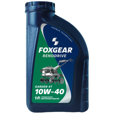 Моторное масло FOXGEAR RENODRIVE GARDEN 4T 10W-40, 1 л