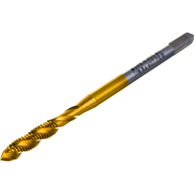 Метчик M3x0,5 HSS M2 TiN спиральный ПрофОснастка №407