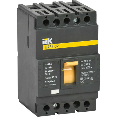 Автоматический выключатель IEK ВА88-32 SVA10-3-0063