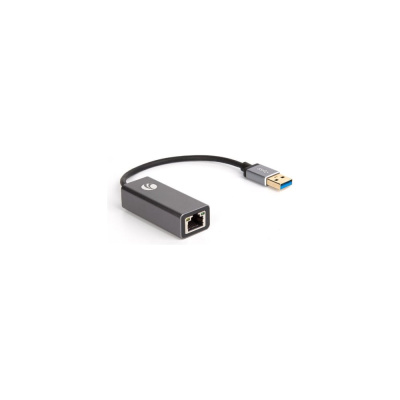 Кабель-переходник VCOM USB 3.0 Am - LAN RJ-45, Ethernet 1000 Mbps, Aluminum Shell