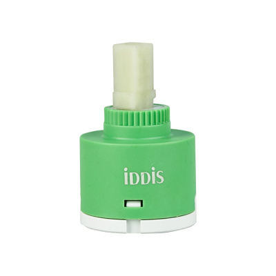 Низкий картридж IDDIS® стандартного диаметра (40 мм) для экономичного управления расходом и температурой воды