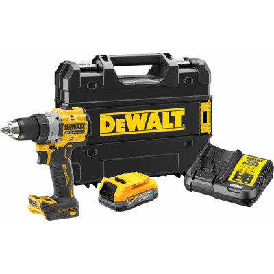 Бесщеточная дрель-шуруповерт DEWALT 2 скорости, 1 АКБ 18 В XR Li-Ion