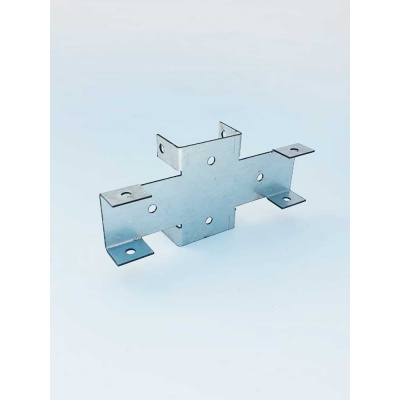 Х кронштейн для забора BILTI 60x60/40x20 (1 упаковка 4 шт.) Б-ХК-60x60/40x20-Х1297 Б-ХК-60*60/40*20-Х1297
