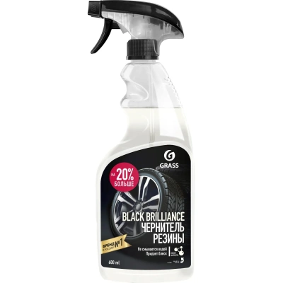 Профхим авто чернитель/блеск резины силик Grass/Black Brilliance, 0,6л_т/р