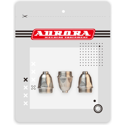 Сопло плазматрона Aurora P-80 d.1.5мм (3шт в упаковке)