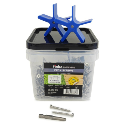 Саморезы Deck Screws A2 4,2x41 mm T20 (350 шт) Finka