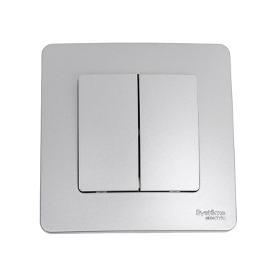 Выключатель Systeme Electric (ранее Schneider Electric) BLANCA (алюминий