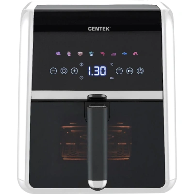 Аэрогриль Centek CT-3188 (светл бежевый) 5л,1500Вт,8 программ,обдув 360