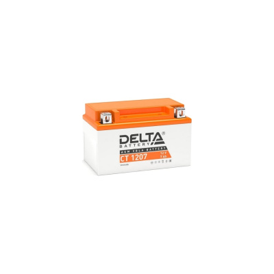 Аккумуляторная батарея Delta CT 1207 соответствует следующему коду YUASA: YT4B-BS