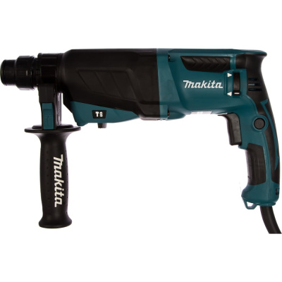 Перфоратор Makita HR2630 оснащен патроном SDS-plus, что способствует быстрой и простой замене оснастки