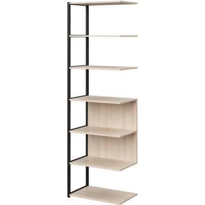 Полустеллаж для документов K-Loft 241H025 645х400х2105дуб сканд/черный