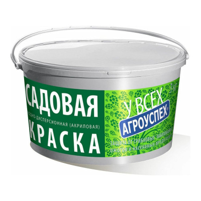 Защитная краска для садовых деревьев АГРОУСПЕХ 3 кг