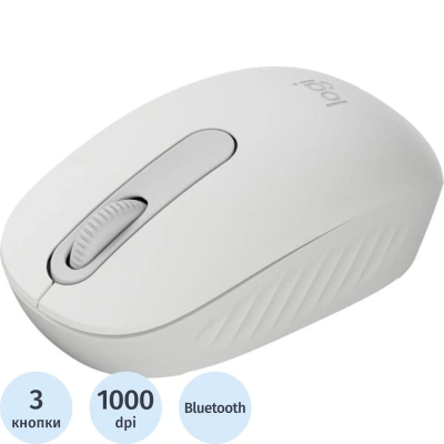 Мышь компьютерная Logitech беспр. M196 OFF WHITE BT EMEA28i-935 910-007460