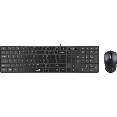 Набор клавиатура+мышь Genius SlimStar C126 (USB), Black (31330007402)