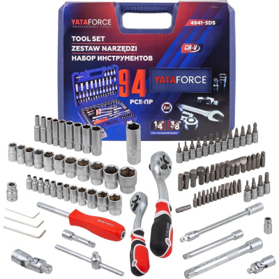 Набор инструментов YATAFORCE 94пр. 1/4", 3/8" (6гр.)