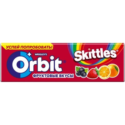 Жевательная резинка Orbit Микс Фрукты 13,6гx30шт/уп
