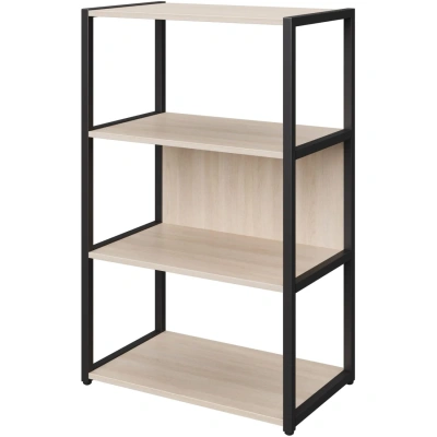 Стеллаж для документов K-Loft 241H020 670х400х1068 дуб сканд/черный