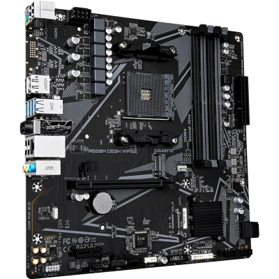 Материнская плата Gigabyte A520M DS3H WF6E A520, AM4, 4xDDR4 ATXL