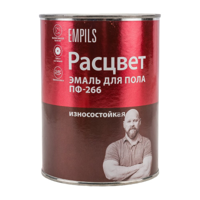 Эмаль для пола Расцвет золотистая, 0.9 кг