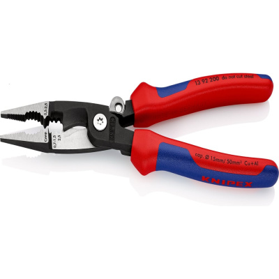 Электромонтажные клещи KNIPEX 6-в-1, зачистка: 0.75 - 1.5 + 2.5 мм, L-200 мм