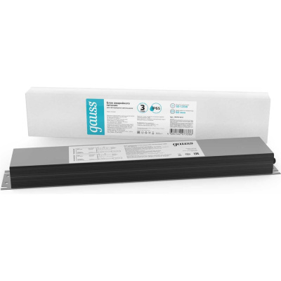 Блок аварийного питания на 1 час Gauss Universal 120W IP65 435x87x40мм