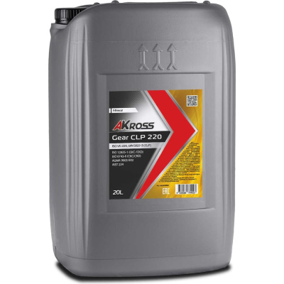 Масло редукторное Gear CLP 220 20 л AKross