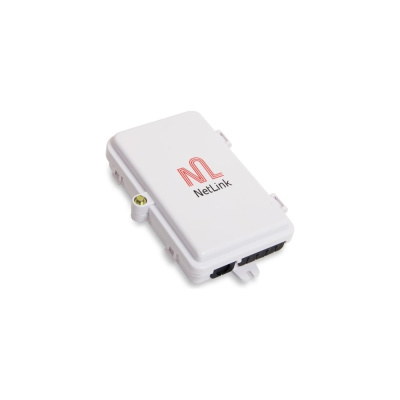 Тупиковый настенный бокс Netlink FTTH-04 внешний