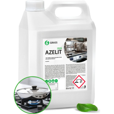 Чистящее средство жидкость для удаления жира для кухни GRASS Азелит AZELIT Анти жир 5.6 кг