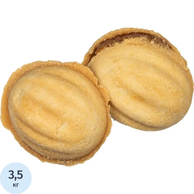 Печенье Мичуринское печенье Орешки с вареной сгущенкой, 3,5кг/уп