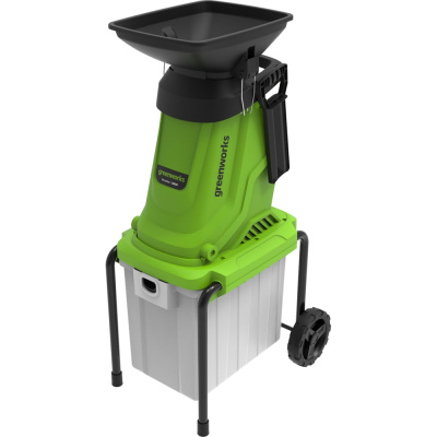 Измельчитель садовый электрический Greenworks