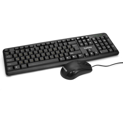 Комплект ExeGate Professional Standard Combo MK120 клавиатура влагозащищенная 104кл. + мышь оптическая 1000dpi