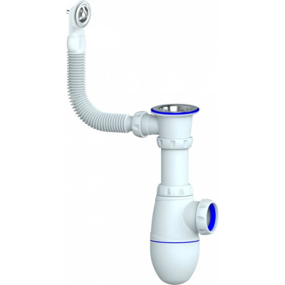 Сифон Unicorn B421 1 1/2х40 с круглым переливом