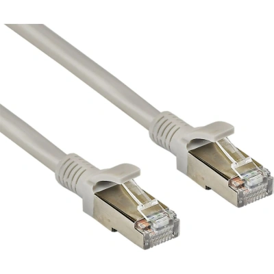 Патч-корд ExeGate FTP-RJ45-RJ45-C5e-3M-GY(), FTP/cat.5e/3м/серый