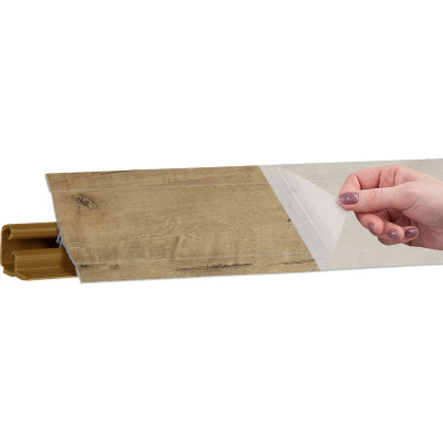 Плинтус KORNER LB 231 34 дуб бунратти 3.0 м 34 231-34