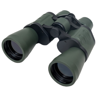 Бинокль Следопыт 10x50, зеленый-защитный PF-BT-06 – незаменимый атрибут для любителей походов