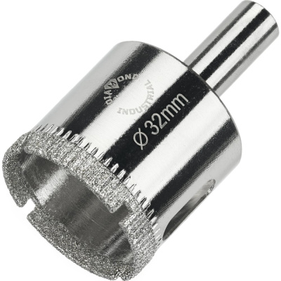 Коронка алмазная по керамике, плитке и стеклу 32 мм Diamond Industrial
