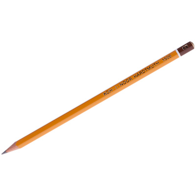 Карандаш чернографитный KOH-I-NOOR 1500/6B, б/ласт, 150006B01170RU