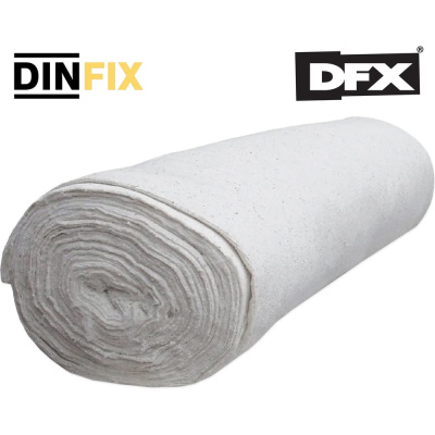 DINFIX Нетканное, техническое холстопрошивное полотно (ХПП белый, 180 гр.) 1,5x50м 00-0004409, отлично собирает грязь